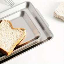 1 件不锈钢椭圆形盘子，烧烤盘圣诞礼物