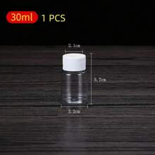 1pc 5Pcs 15 100ml Plastic Pill Bottles With Seal Caps - Ideal Empty Medicine Dispenser For Capsules Cosmetics And Storage Containers 50ML 30ML