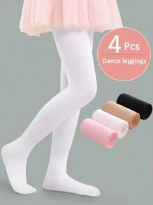 4 Pairs Dance Tights Suitable For Infants, Children And Teenagers