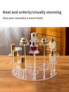 1 chiếc kệ nhiều tầng bằng Acrylic trong suốt đựng nước hoa, mỹ phẩm, đồ sưu tầm dạng hộp, giá để đồ đa năng - Trong sáng - Xem 11