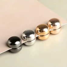 1 Paar/4 Paar Premium unsichtbare Perlenbrosche mit Magnetverschluss für Frauen - magnetischer Sommerkragen-Rutschfester Verschlusspin zum Befestigen von Kleidung und Outfit-Verbesserung