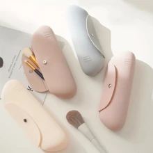 1pc Portable Makeup Brush Holder Organizer Bag, Multi-Function Cosmetic Pouch - Multicolor - View 1