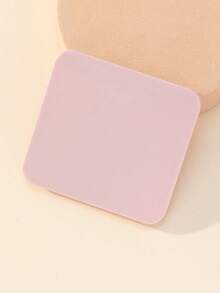 Pink Square Portable Folding Mirror For Daily Use & Travel,Cheap,Stocking Stuffers,Makeup,Makeup Tools,Cheap Stuff,Gifts,Gifts For Women,Christmas Gifts - Pink - View 5