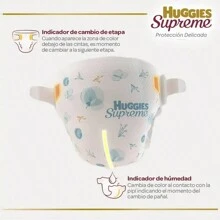 Pañales Huggies Recién Nacido Unisex 90 piezas - Blanco - Ver 3