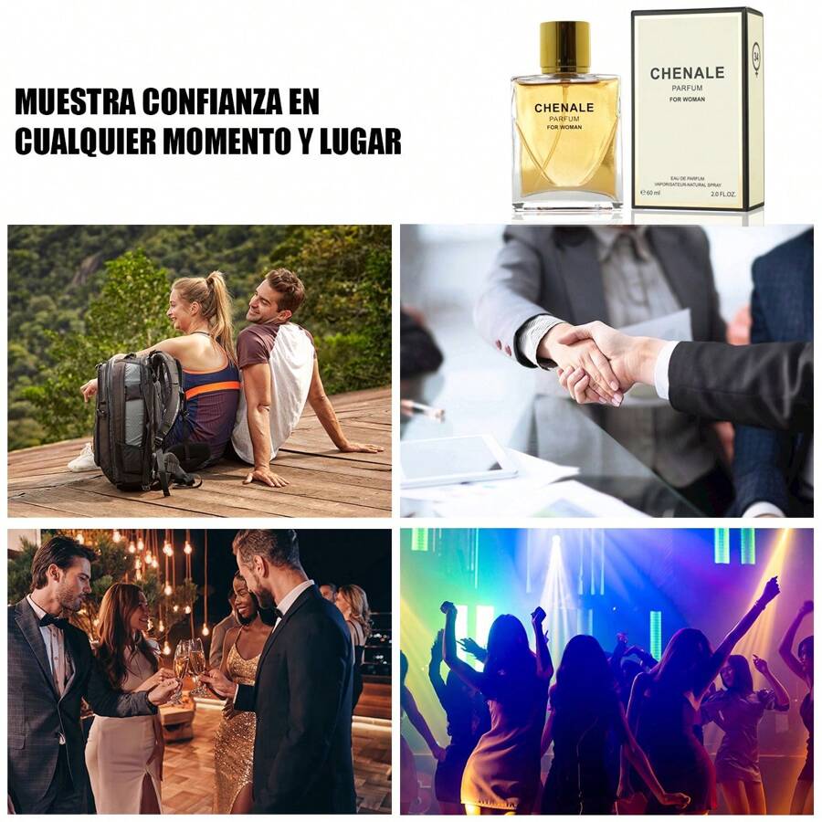 CHENALE Eau de Parfum para mujeres 60ML, fragancia fresca y llena de ...
