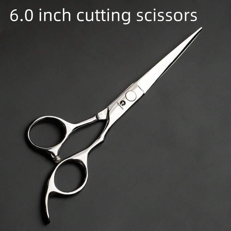 KIM JONG YI 1pc Haircut Scissors Hairdressing Scissors Sharp And Professional Hair Cutting Scissors Barber Scissors - Silver - View 7