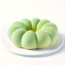 1 件不粘硅胶甜甜圈锅，花形蛋糕模具，适用于 DIY 慕斯甜甜圈制作器、烘焙甜甜圈制作器，易于脱模