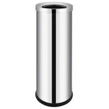 Stainless Steel Waste Bin 32 Liter Modern Design Durable Trash Can For Home Office Kitchen Bathroom - Silver - View 1