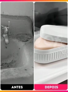 Soap Dish Soap Holder Bathroom Sink Bathroom With Lid Bathroom Lavatory Modern Luxury Glamour - 綠色 - 查看 4