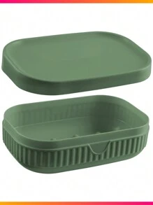 Soap Dish Soap Holder Bathroom Sink Bathroom With Lid Bathroom Lavatory Modern Luxury Glamour - 綠色 - 查看 2