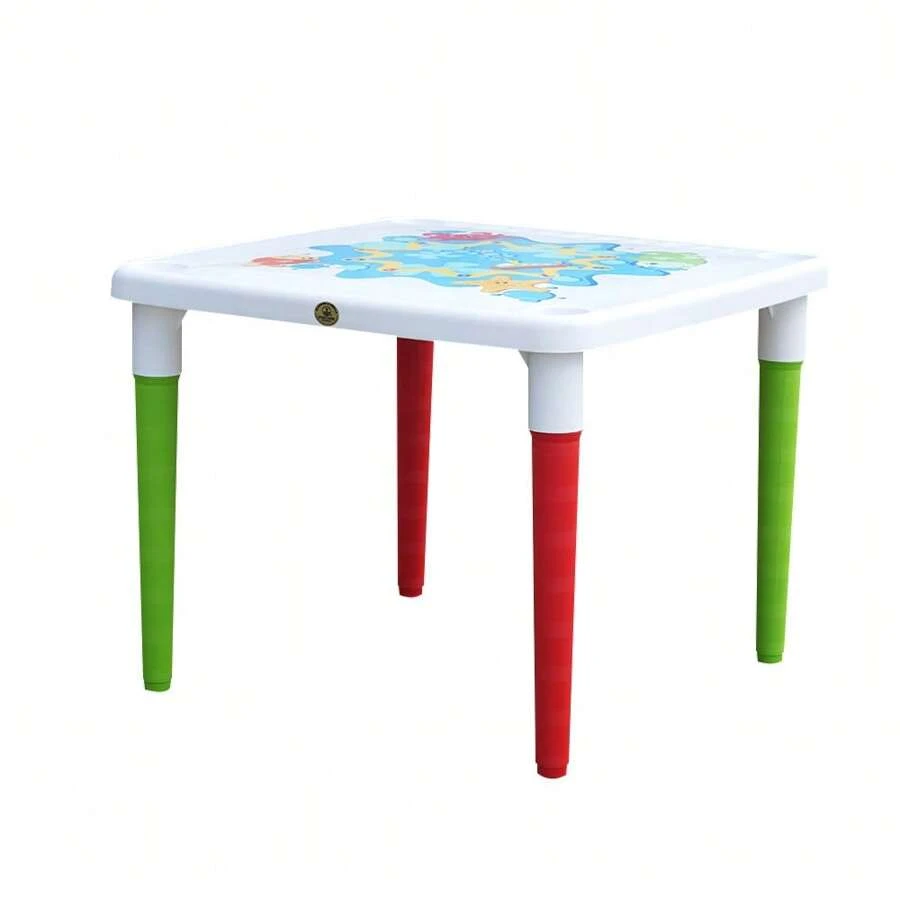 mesa infantil con patas desmontables colores aprendizaje niños comedor dinosaurio y unicornio mesa versátil para niños diseño colorido y divertido patas desmontables fácil de guardar y transportar ideal para actividades y comidas infantiles