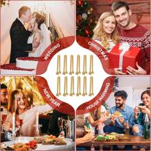 4/6PCS Luxurious Golden Mini Tongs, Heart-Shaped Sugar Cube Tongs, Stainless Steel Small Serving Tongs, Ice Tongs, Cute Tea Party Serving Tongs, Nice Gift, Suitable For Coffee Shops/Weddings/Bridal Showers/Housewarming Parties/Birthday Parties, Summer, Summer Sets, For Outdoor, Camping