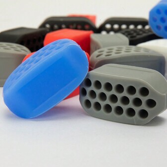 2pcs Chin Exerciser, Fitness Face Muscle Trainer, Silicone Chewing Jaw Exerciser,Beauty,Skin Care Products,Spa,Self Care,Skin Care Tools,Face Care,Esthetician Supplies,Massage,Face Massage Tool,Face Roller