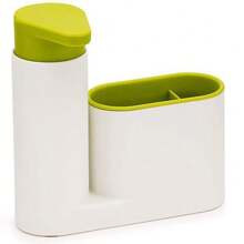 Kitchen Storage Holder 3in 1 Kitchen Storage Rack For Cleaning Rack Washing Sponge Brush Sink Detergent Soap Dispenser Bottle Kitchen Organizer Gadget Home Bathroom Decor Summer - Hand Press Bottle - View 18