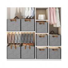 Caixas de Armazenamento Organizadora de Roupas Gavetas e Guarda-Roupas Capacidade 25L - Cinza - Visão 1