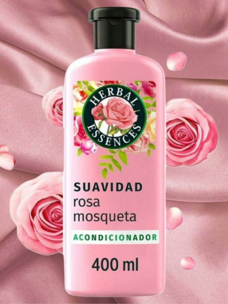 Acondicionador Herbal Essences Suavidad Rosa mosqueta 400 ml - Rosa Fucsia - Ver 1