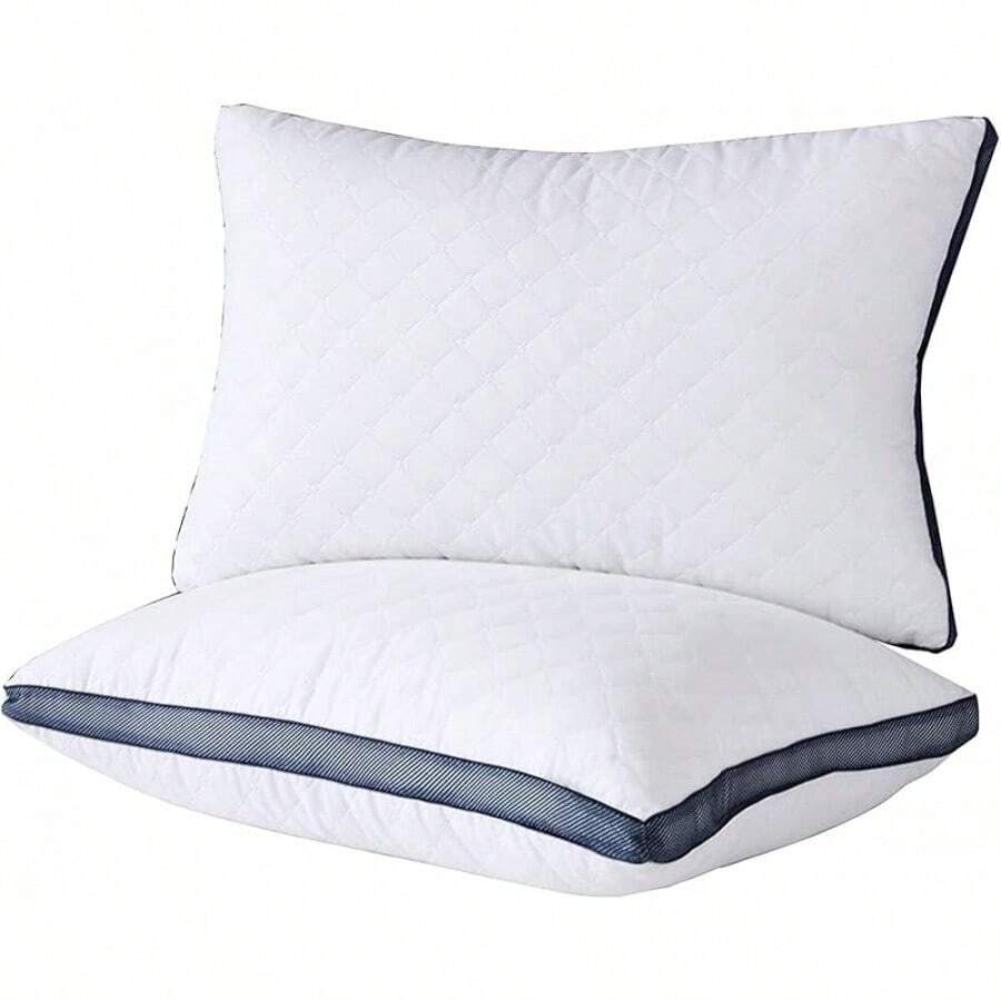 Meoflaw Pillows For Sleeping (2-Pack), Luxury Hotel Pillows Queen Size Set Of 2,Bed Pillows For Side And Back Sleeper (Queen) - King (Pack Of 2) - View 1