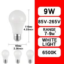 4 pezzi/8 pezzi Lampadina E27 LED AC 220V 240V 18W 15W 12W 9W 6W 3W Faretto per illuminazione domestica, lampada da tavolo