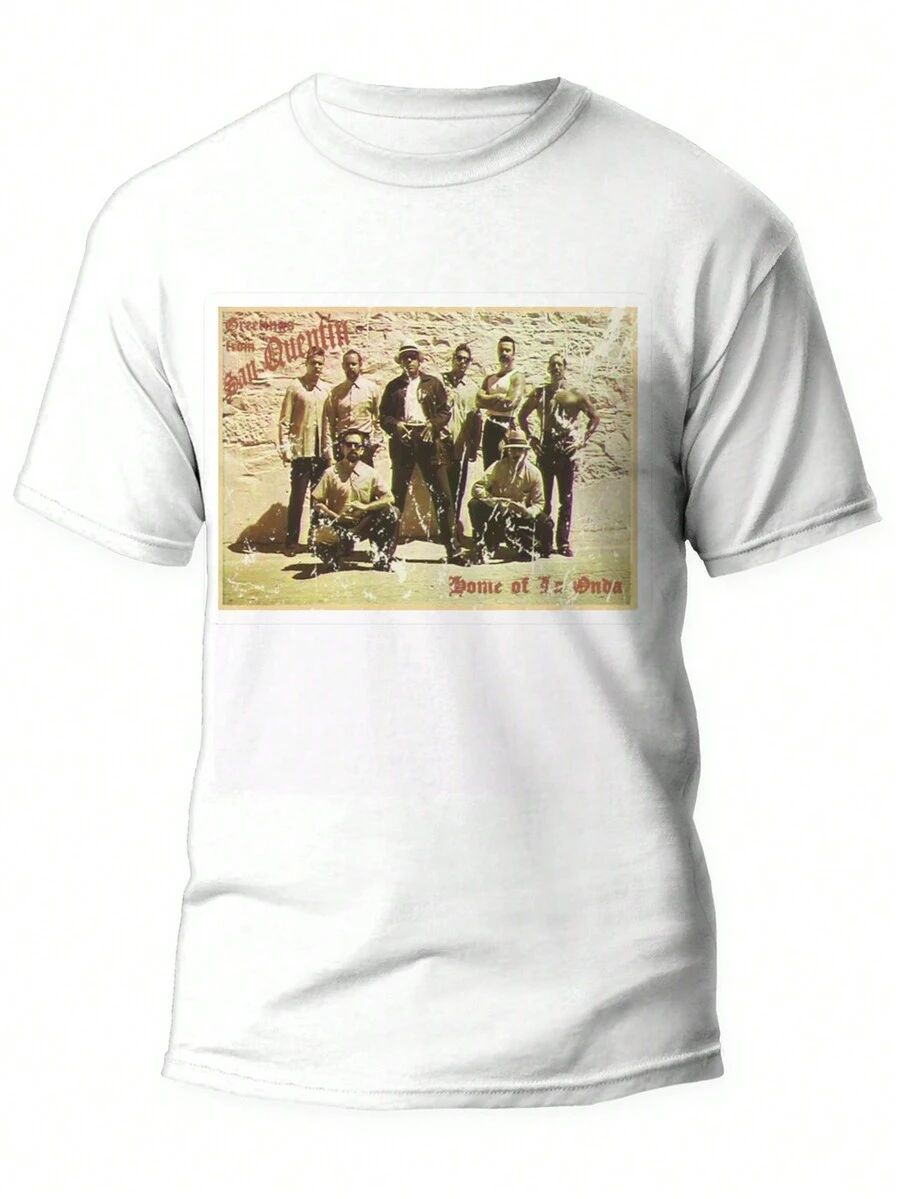 Playera Camisa Camiseta Sangre por sangre blood in blood out Miklo Cruzito Paco Regalo Para Hombre Mujer Unisex Tacto Algodon Moda ENVIO GRATIS Juvenil Estampada con grafico sublimada - Multicolor - Ver 1