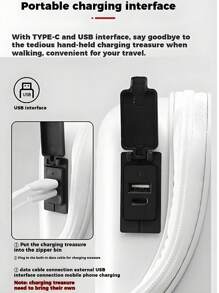 1 件 20 英寸多功能前开式随身行李箱：方便高效，可随时使用，耐用的硬壳结构耐冲击，移动顺畅安静，双拉链设计，方便携带，解放双手，内部空间宽敞，非常适合圣诞节、情人节、2025 年新年礼物，冬季旅行必备！适合商务旅行、短期旅行和学生通勤。 - 白色 - 查看 7