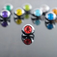 Anillo - Pein - Konan - Hecho de material metálico - Producto periférico de anime - Regalo para festividades - Regalo de cumpleaños - Regalo perfecto - Regalo del Día de San Valentín - Juguete - Multicolor - Ver 2