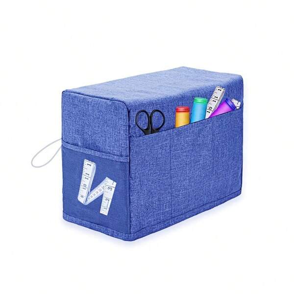 Multifunctional Sewing Tools Storage Bag, Can Be Used As Dust Cover And Tool Organizer, 2-In-1 Design, Convenient And Tidy, Suitable For Home Organization
