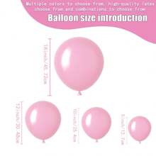 18/12/10/5-Inch Latex Balloons In Various Colors, High-Quality Matte Balloons In Retro Style Are Used For Birthdays, Anniversaries, And Gender Revelations Wedding, Retirement Party, Housewarming Party, Bridal Shower, Graduation Party, Jungle Themed Party, Bachelor Party Decoration Supplies