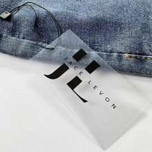 50-200 PCS Custom Frosted PVC Hang Tags With Nylon String, Luxury Printed Plastic Swing Tags Clothing Labels Garment Hang Tags, Waterproof Plastic Labels,Art Activities For Children - 2X3.5 Inches - View 7