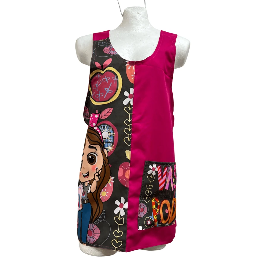 Bata Mandil Para Maestra Educadora: Diseños Exclusivos