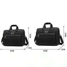 NetHong 17" Inch Laptop PC Waterproof Shoulder Bag Carrying Soft Notebook Case Cover UK - Black - View 5
