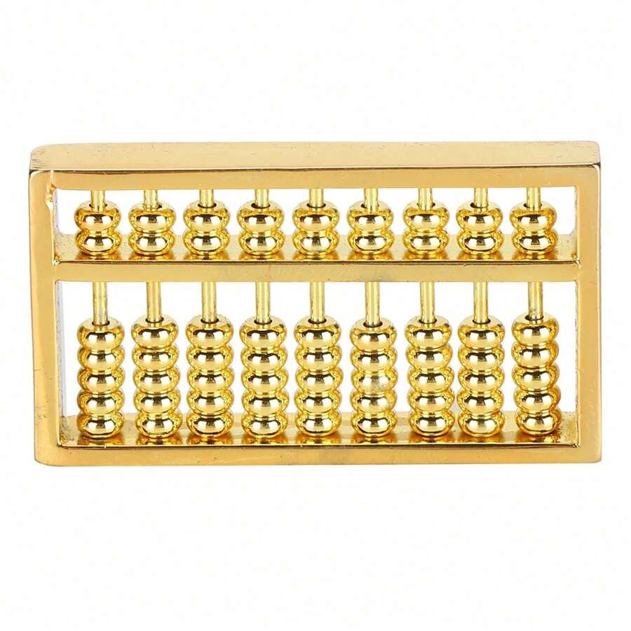 Ladieshow Ini Brass Abacus Ini Copper Abacus 9 Gears Chinese Ath