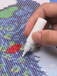 2/5pcs Diamond Painting Glue, Diamond Embroidery Glue For Cross Stitch, Jewelry Glue For Diamond Painting, 5D Diamond Painting And Pearl Art Accessories