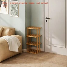 1pc DIY Bamboo Simple Installation Indoor Shoe Rack, Home Storage Organizer