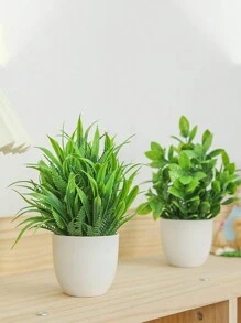4 piezas de plantas artificiales en maceta, plantas falsas pequeñas para decoración interior del hogar, flores artificiales para alféizar de ventana, baño, pared, escritorio de oficina, oficina, cocina, decoración de estilo campestre, regalos de cumpleaños y graduación, decoración de jardín, plantas para exteriores, jardinería, flores falsas