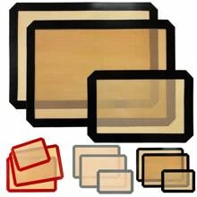 Silicone Baking Mat, 3-Piece Reusable Baking Pad, Non Stick, Silicone Mat, Used For Baking Cookies, Macarons, Bread