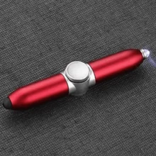 1pc Luminous Finger Gyro Pen - High-Performance Multifunctional Ballpoint With Mesmerizing Rotating Lights - Fun, Stress-Relieving Back To School