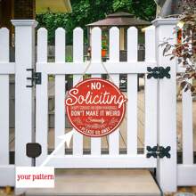 1 Pc Customized Round Wooden Hanging Sign, Custom Front Door Wooden Welcome Sign, Hanging Decorative Sign, Farmhouse Small Door Sign, Customized Welcome Front Door Sign For Coffee Shop, Restaurant, Wooden Housewarming Gift, Customized Decorative Wooden Board Gifts Birthday Graduation,Home Harmony - Multicolor - View 3