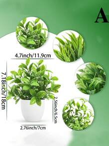4 piezas de plantas artificiales en maceta, plantas falsas pequeñas para decoración interior del hogar, flores artificiales para alféizar de ventana, baño, pared, escritorio de oficina, oficina, cocina, decoración de estilo campestre, regalos de cumpleaños y graduación, decoración de jardín, plantas para exteriores, jardinería, flores falsas