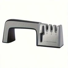 4-In-1 Knife Sharpener Kit - Stainless Steel Blade Sharpener, No Electricity Needed, Knife Sharpener Helps Repair, Restore, Polish Blades