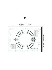 1pc Baking Kneading Mat - Black - View 13