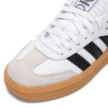 Adidas Originals SAMBA XLG 三葉草男鞋女鞋 情侶運動鞋復古休閒鞋 IE1377 - 白色/黑色 - 查看 7