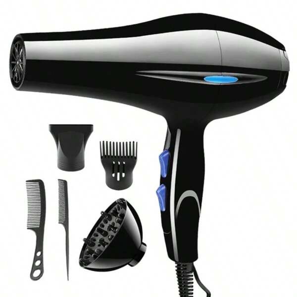 Secador de Cabello 5 en 1 Con Voluminizador de Rizos