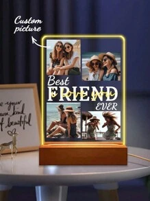 1pc Custom Music Plaque, Personalized Acrylic Plaque, Custom Couple Song Gift, Custom Album Cover, Personalized Picture Frames, Custom Song Poster, Custom Plaque Photo, Personalized Music Poster