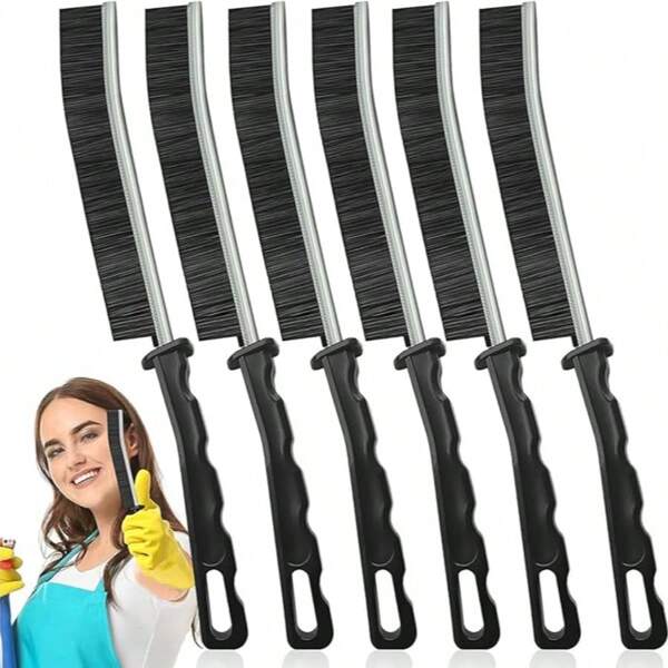 3 Stück/Set Harte Borsten Spaltbürste - Feine Spaltbürste, kleine Reinigungsbürste, Fugenbürste, Küchenbürste, Reinigungswerkzeuge, geeignet für Toilette, Badezimmer, Zuhause, Badewanne, Spüle, Haushalt, Fenster