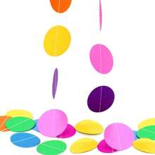 1 Set Happy Birthday Banner Met Kleurrijke Papieren Vlaggen Wimpel Papieren Cirkels Confetti Garland Swirl Streamers Honingraat Ballen Voor Verjaardagsfeestje Vakantie Feestdecoraties Woondecoratie