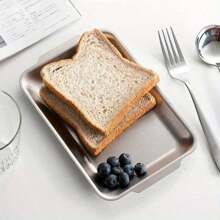 1 件不锈钢椭圆形盘子，烧烤盘圣诞礼物