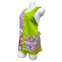 Apron For Teacher Educator: Exclusive Designs - Green - View 2