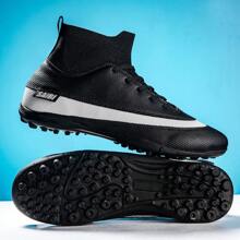 男子足球鞋专业高帮透气运动足球鞋适合室内外 TF 男女通用足球鞋