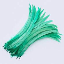 10Pcs 35-40cm/14-16inch Natural Women's Rooster Feather Headwear Accessories DIY Feather Crafts Wedding Party Home Decoration