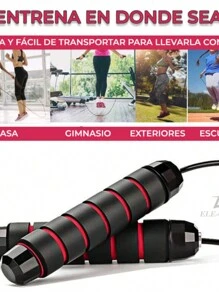 Cuerda Para Saltar de Alta Velocidad De 3 Metros - Negro - Ver 7